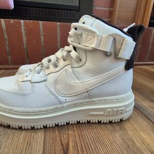 Nike White High-Top Athletic Shoes